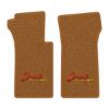 1967 Chevrolet Corvette floor mats with the Corvette Stingray logo in Loop 31 Saddle carpet, illustration