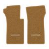 1967 Chevrolet Corvette floor mats with the Die-Electric 1976-82 Corvette logo in Loop 11 Medium Saddle carpet, illustration