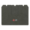 1968 Chevrolet Corvette cargo mat with the 1968-72 Corvette Cross Flags logo in Essex 1038A Lt Charcoal carpet, illustration