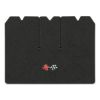 1968 Chevrolet Corvette cargo mat with the 1968-72 Corvette Cross Flags logo in Essex 1079A Dk Slate carpet, illustration