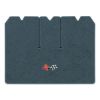 1968 Chevrolet Corvette cargo mat with the 1968-72 Corvette Cross Flags logo in Essex 1017A Lapis Blue carpet, illustration