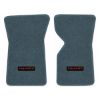 1968 Chevrolet Corvette floor mats with the Corvette logo in Essex 1017A Lapis Blue carpet, illustration