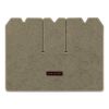 1968 Chevrolet Corvette cargo mat with the Corvette logo in Essex 1035A Beige carpet, illustration