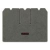 1968 Chevrolet Corvette cargo mat with the Corvette logo in Essex 1066A Gray carpet, illustration