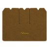 1969 Chevrolet Corvette cargo mat with the Stingray logo in Cutpile 820 Saddle carpet, illustration