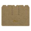 1969 Chevrolet Corvette cargo mat with the Stingray logo in Cutpile 7140 Medium Saddle carpet, illustration