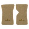 1969 Chevrolet Corvette floor mats with the Stingray logo in Cutpile 7140 Medium Saddle carpet, illustration