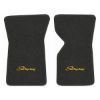 1969 Chevrolet Corvette floor mats with the Stingray logo in Essex 1079A Dk Slate carpet, illustration