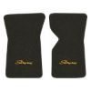 1969 Chevrolet Corvette floor mats with the Stingray logo in Essex 1097A Charcoal carpet, illustration
