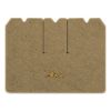 1969 Chevrolet Corvette cargo mat with the Stingray logo in Cutpile 7140 Medium Saddle carpet, illustration