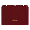 1969 Chevrolet Corvette cargo mat with the Stingray logo in Loop 13 Maroon carpet, illustration