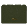 1969 Chevrolet Corvette cargo mat with the Stingray logo in Loop 30 Dark Olive Green carpet, illustration