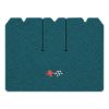 1969 Chevrolet Corvette cargo mat with the 1968-72 Corvette Cross Flags logo in Loop 17 Bright Blue carpet, illustration