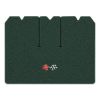 1969 Chevrolet Corvette cargo mat with the 1968-72 Corvette Cross Flags logo in Loop 25 Blue Green carpet, illustration