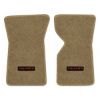 1969 Chevrolet Corvette floor mats with the Corvette logo in Essex 1004A Cream carpet, illustration