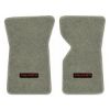 1969 Chevrolet Corvette floor mats with the Corvette logo in Essex 1053A Silver carpet, illustration