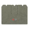 1969 Chevrolet Corvette cargo mat with the 1968-72 Corvette Cross Flags logo in Essex 1053A Silver carpet, illustration