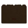 1969 Chevrolet Corvette cargo mat with the Corvette logo in Cutpile 810 Brown carpet, illustration