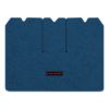 1969 Chevrolet Corvette cargo mat with the Corvette logo in Cutpile 812 Royal Blue carpet, illustration