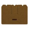 1969 Chevrolet Corvette cargo mat with the Corvette logo in Cutpile 820 Saddle carpet, illustration