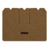 1969 Chevrolet Corvette cargo mat with the Corvette logo in Cutpile 4640 Dark Saddle carpet, illustration