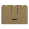 1969 Chevrolet Corvette cargo mat with the Corvette logo in Cutpile 7140 Medium Saddle carpet, illustration