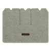 1969 Chevrolet Corvette cargo mat with the Corvette logo in Cutpile 7715 Gray carpet, illustration