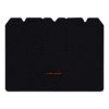 1969 Chevrolet Corvette cargo mat with the Corvette logo in Loop 01 Black carpet, illustration