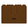 1969 Chevrolet Corvette cargo mat with the Corvette logo in Loop 12 Dark Saddle carpet, illustration