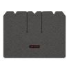 1969 Chevrolet Corvette cargo mat with the Corvette logo in Loop 22 Gunmetal Gray carpet, illustration
