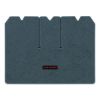 1969 Chevrolet Corvette cargo mat with the Corvette logo in Essex 1017A Lapis Blue carpet, illustration