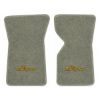 1970 Chevrolet Corvette floor mats with the Stingray logo in Essex 1053A Silver carpet, illustration