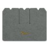 1970 Chevrolet Corvette cargo mat with the Stingray logo in Cutpile 807 Dark Gray carpet, illustration
