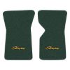 1970 Chevrolet Corvette floor mats with the Stingray logo in Loop 25 Blue Green carpet, illustration