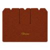 1970 Chevrolet Corvette cargo mat with the Stingray logo in Loop 21 Burnt Orange carpet, illustration