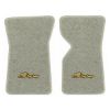 1970 Chevrolet Corvette floor mats with the Stingray logo in Cutpile 7715 Gray carpet, illustration