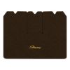 1970 Chevrolet Corvette cargo mat with the Stingray logo in Cutpile 810 Brown carpet, illustration