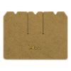 1970 Chevrolet Corvette cargo mat with the Stingray logo in Cutpile 7037 Doeskin / Camel Tan carpet, illustration