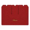 1970 Chevrolet Corvette cargo mat with the Stingray logo in Loop 02 Red carpet, illustration