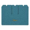 1970 Chevrolet Corvette cargo mat with the Stingray logo in Loop 09 Medium Blue carpet, illustration