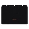 1970 Chevrolet Corvette cargo mat with the Corvette logo in Cutpile 801 Black carpet, illustration