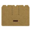 1970 Chevrolet Corvette cargo mat with the Corvette logo in Cutpile 7037 Doeskin / Camel Tan carpet, illustration