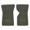 1971 Chevrolet Corvette floor mats with the Stingray logo in Essex 1038A Lt Charcoal carpet, illustration