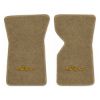 1971 Chevrolet Corvette floor mats with the Stingray logo in Essex 1004A Cream carpet, illustration