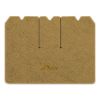 1971 Chevrolet Corvette cargo mat with the Stingray logo in Cutpile 7037 Doeskin / Camel Tan carpet, illustration