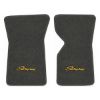 1971 Chevrolet Corvette floor mats with the Stingray logo in Essex 1068A Medium Gray carpet, illustration