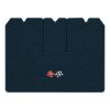 1971 Chevrolet Corvette cargo mat with the 1968-72 Corvette Cross Flags logo in Loop 07 Dark Blue carpet, illustration