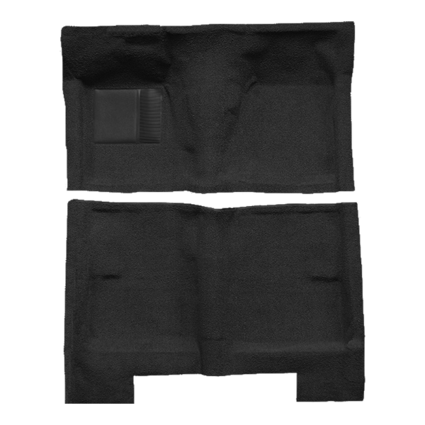 1962-1965 Ford Fairlane 4DR Sedan Full Molded Loop Carpet Flooring 01 Black - ACC 01 Black