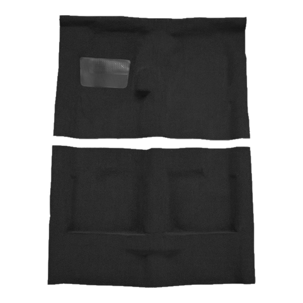 1962-1965 Plymouth Belvedere 4DR 4spd Loop Carpet Flooring 01 Black - ACC 01 Black