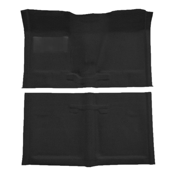 1962-1967 Chevrolet Chevy II Nova 2DR Auto Bucket Seat Loop Carpet Flooring 01 Black - ACC 01 Black